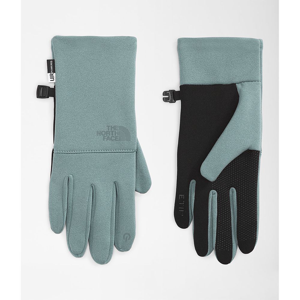 The North Face Gloves Womens Australia - The North Face Etip™ Recycled Silver Blue (HPE-859316)